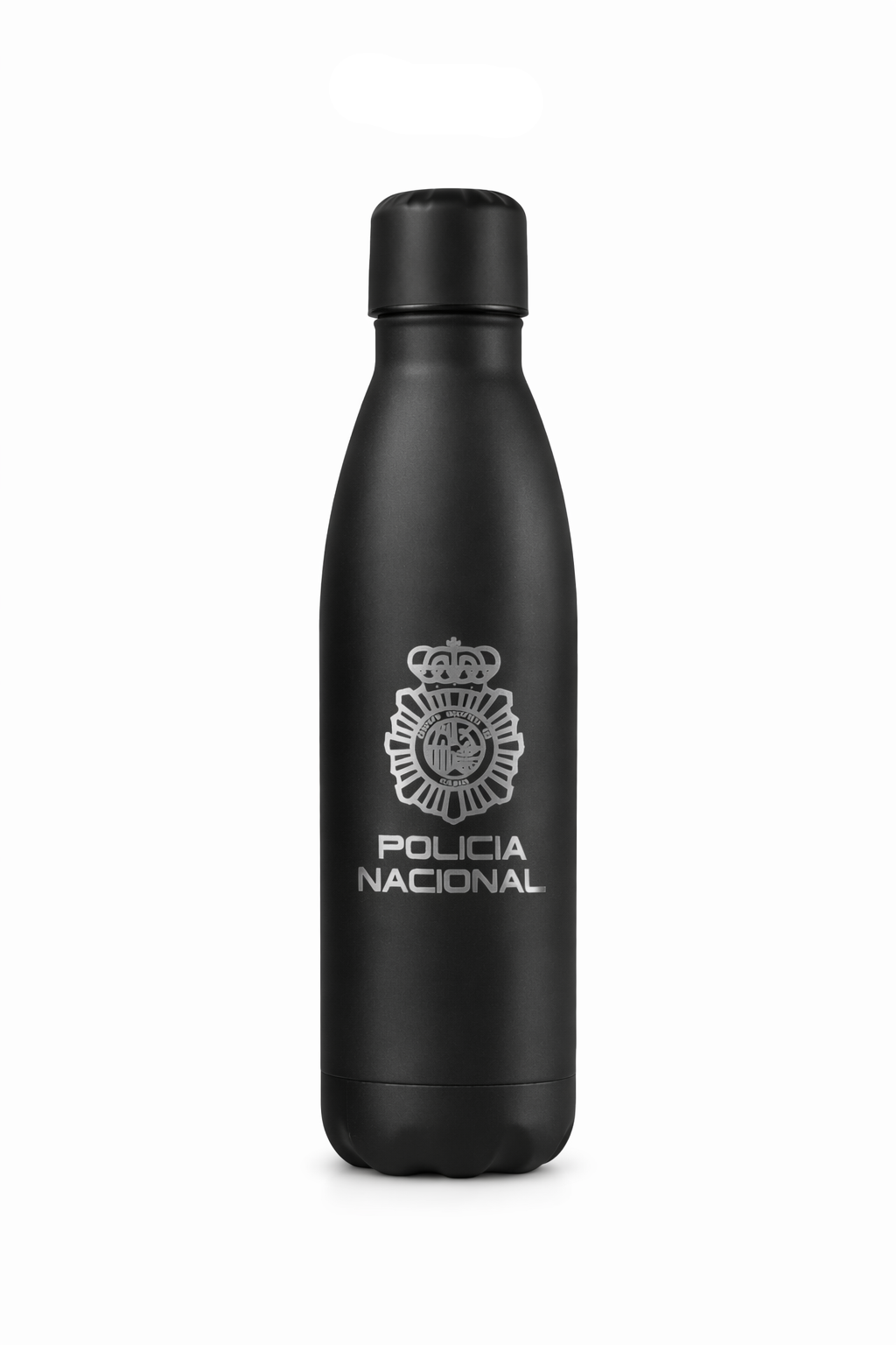 Botella Policía Nacional, Acero Inox.