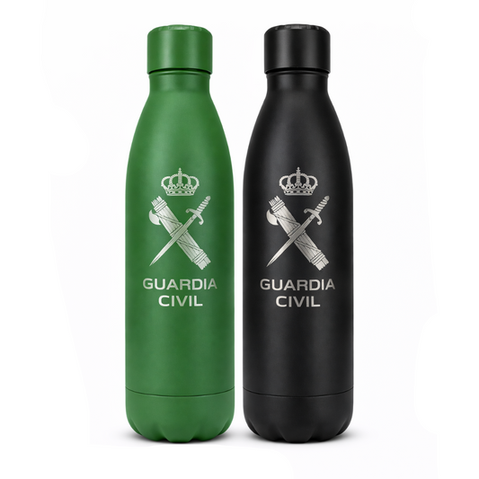 Botella Guardia Civil, Acero Inox.