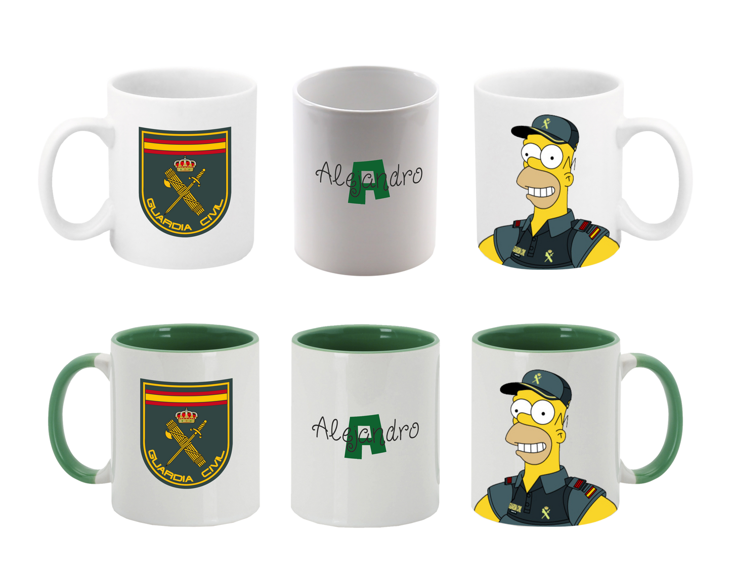 Tazas Cerámica Guardia Civil