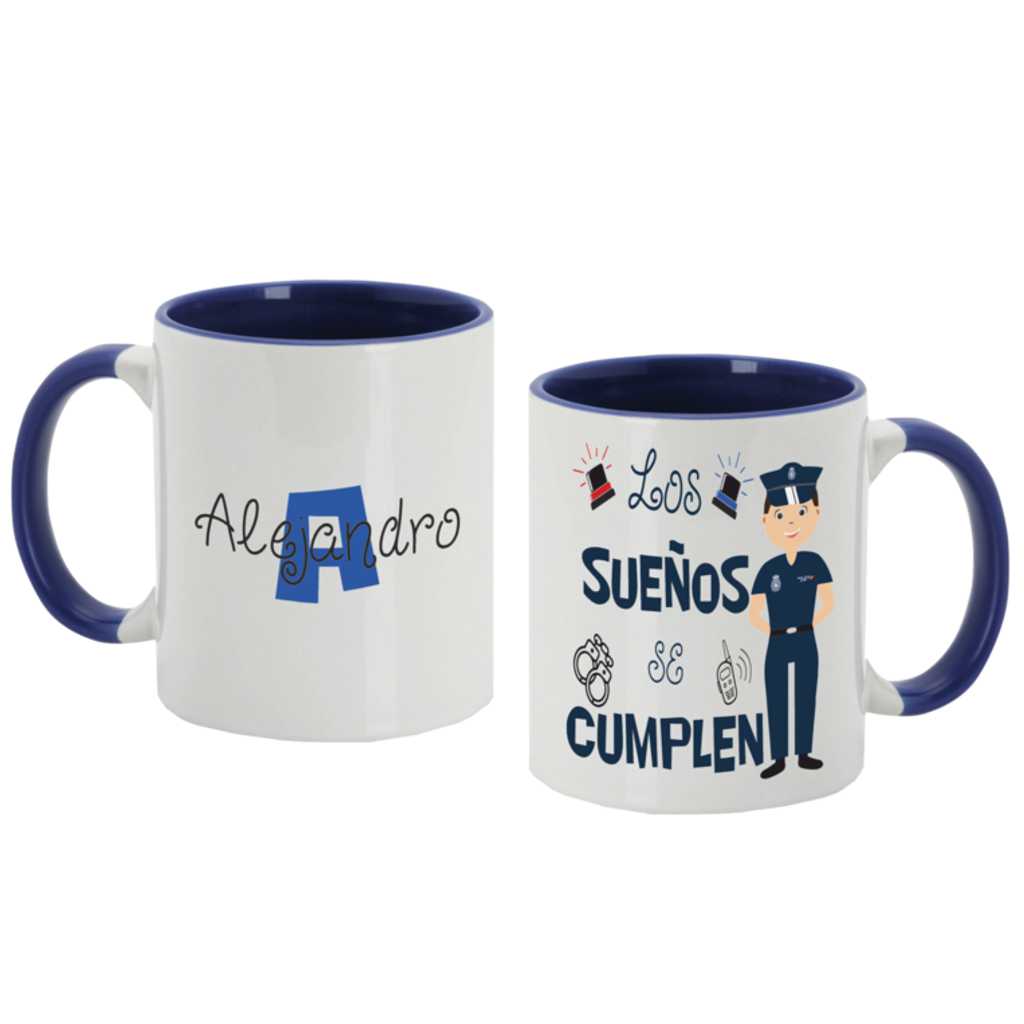 Tazas Cerámica Policía Nacional