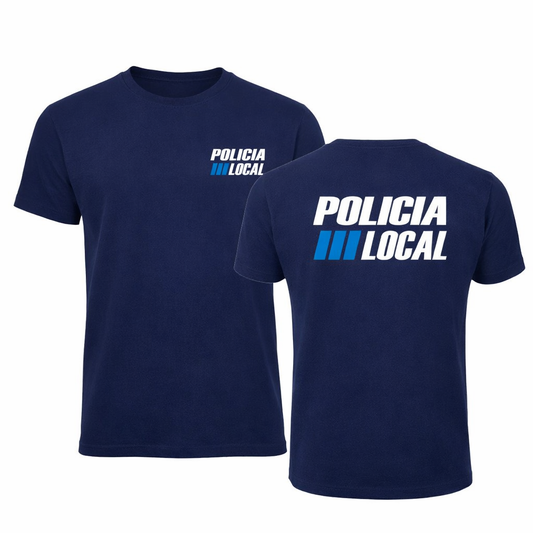 Camiseta Policía Local Algodón