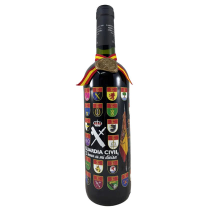Botella Vino Guardia Civil