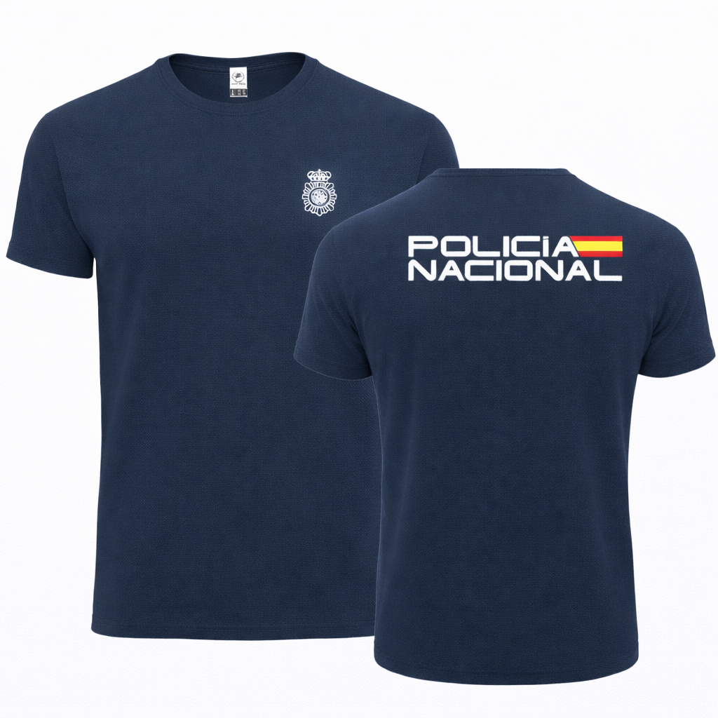 Camiseta Policía Nacional Algodón