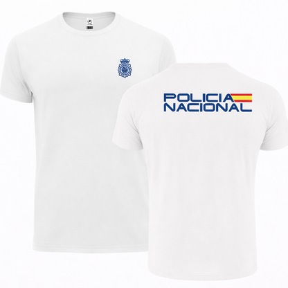 Camiseta Policía Nacional Algodón