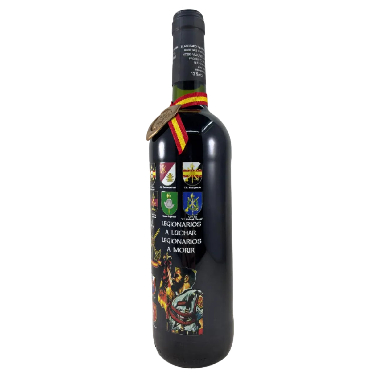 Botella Vino Legión Española
