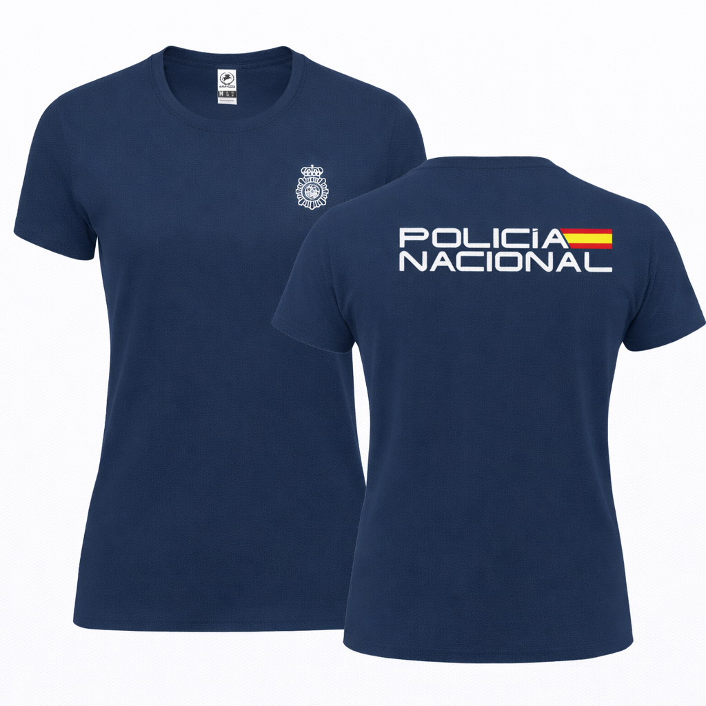Camiseta Policía Nacional Algodón