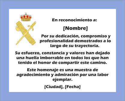 Placa Homenaje de Piedra Lacada