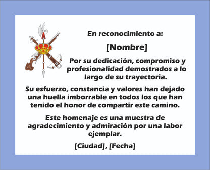 Placa Homenaje de Piedra Lacada