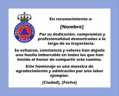 Placa Homenaje de Piedra Lacada