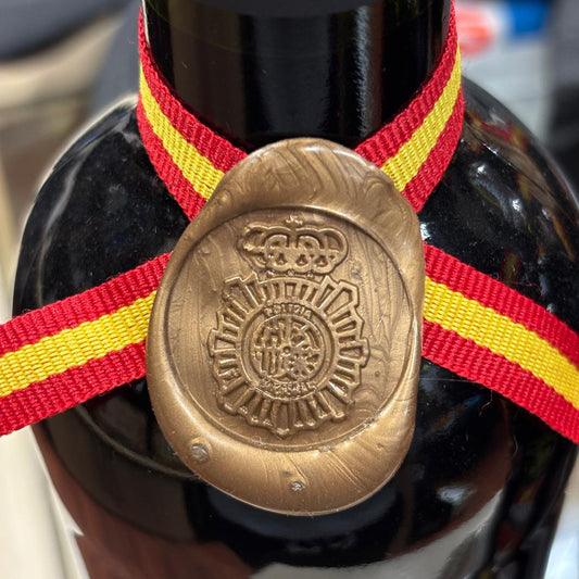 Botella Vino Policía Nacional