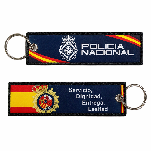 Llavero Vinilo Policía Nacional